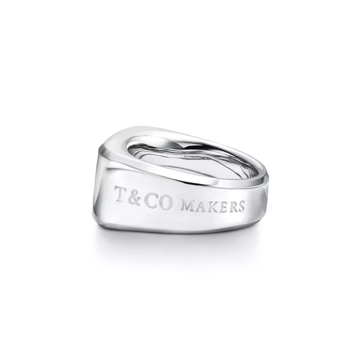 Tiffany 1837®:Makers Signet Ring in Sterling Silver, 4