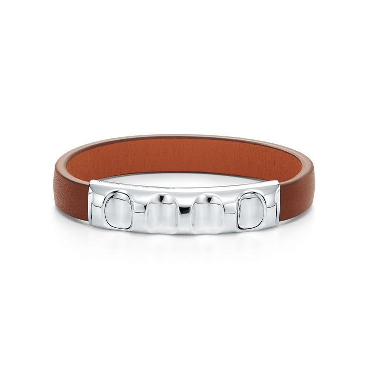Paloma's Groove™:Interchangeable Leather Bracelet with Sterling Silver image number 5