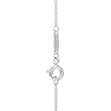 Return to Tiffany™:Roter Doppelherz-Anhänger in Silber, Mini, 3