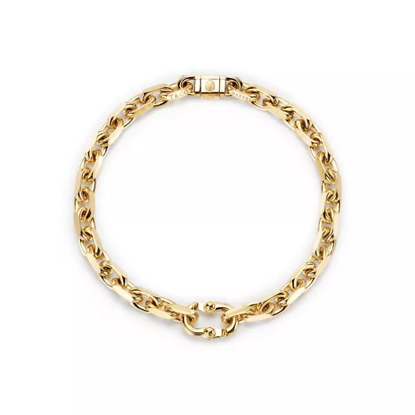 Makers Narrow Chain Bracelet in 18k Gold 