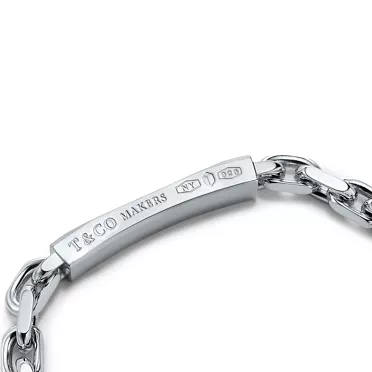 Tiffany 1837™:Makers I.D. Chain Bracelet in Sterling Silver , 3