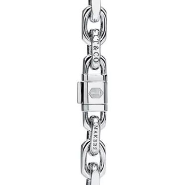 Tiffany 1837™:Bracelet à maillons Makers en argent et or 18 carats , 3