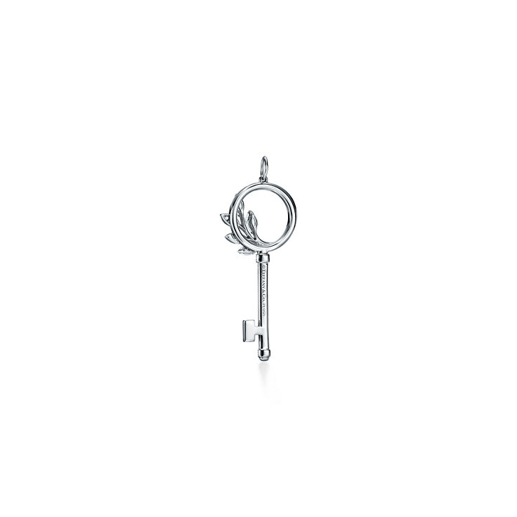 Tiffany Keys Tiffany Victoria®:Vine Circle Diamant-Schlüssel in Platin  Bildnummer 1