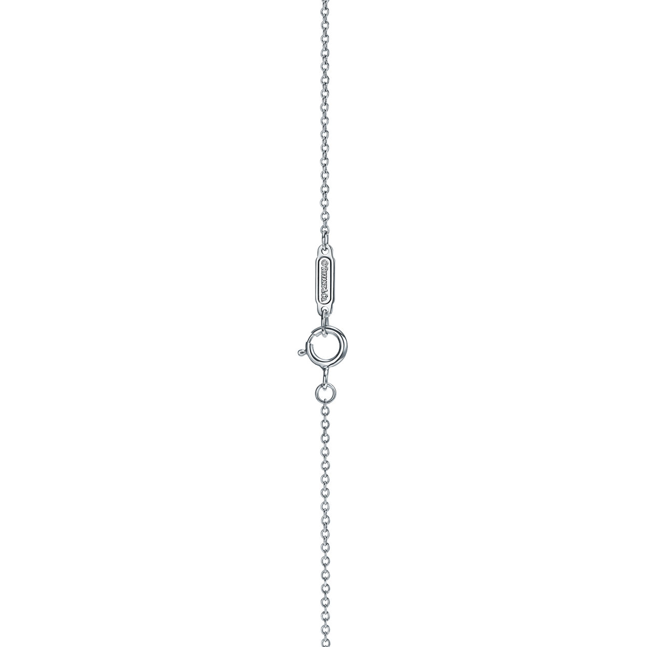Tiffany Victoria®:Diamond Vine Circle Pendant in Platinum image number 3
