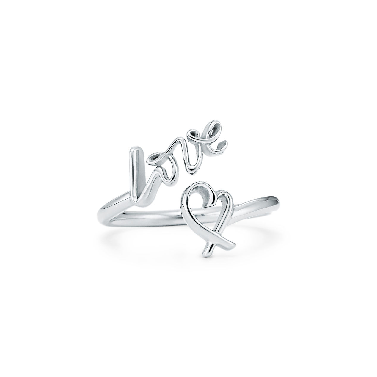 Tiffany & Co. Paloma Picasso Loving Heart Ring | New York  Tiffany & Co. Paloma Picasso SS 925 Loving Heart Ring Size 6 main image 2