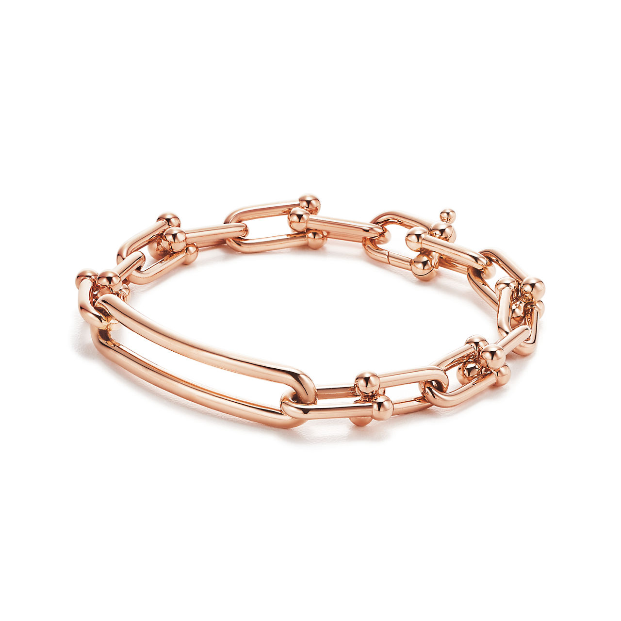 Tiffany HardWear:Elongated Link Bracelet in Rose Gold image number 3