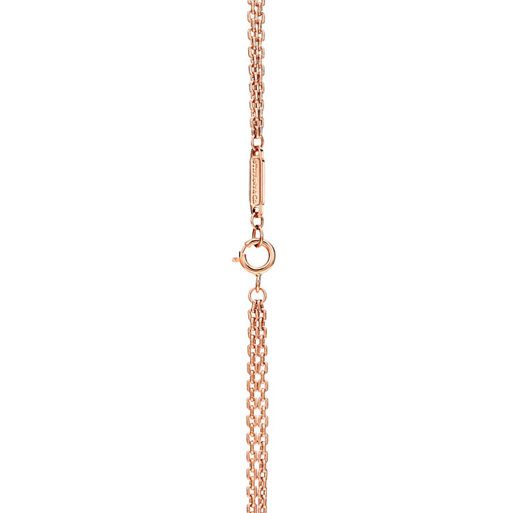 Tiffany HardWear:Large Double Link Pendant in Rose Gold image number 4