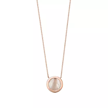 Tiffany T:Colgante circular de diamantes y nácar de oro rosa, 2