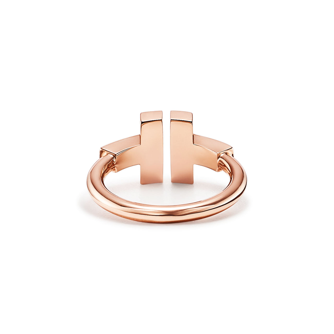 Tiffany T:Black Onyx Wire Ring in Rose Gold image number 3