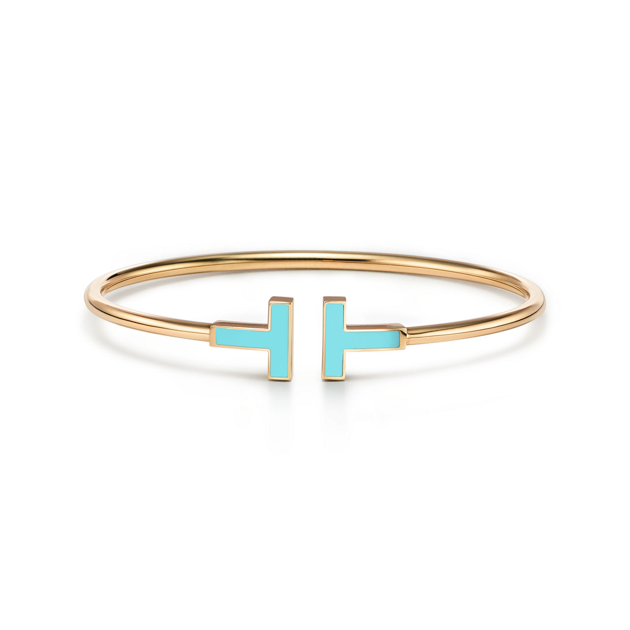 Tiffany T:Turquoise Wire Bracelet in Yellow Gold image number 0