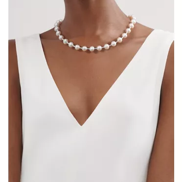 Tiffany HardWear:Freshwater Pearl Necklace in Sterling Silver in Sterling Silver, 3
