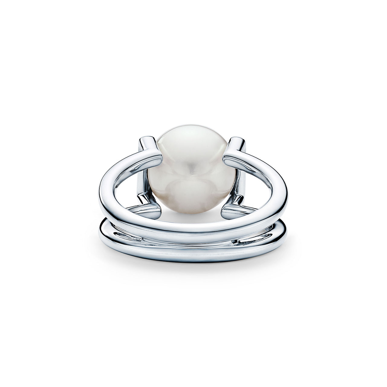 Collezione HardWear by Tiffany:Anello in argento con perla d’acqua dolce in argento numero immagine 3