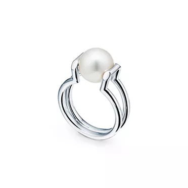 Tiffany HardWear:Freshwater Pearl Ring in Sterling Silver in Sterling Silver, 2