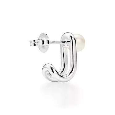 Tiffany HardWear:Aufklappbare Doppel-Perlenohrringe in Sterlingsilber, 3