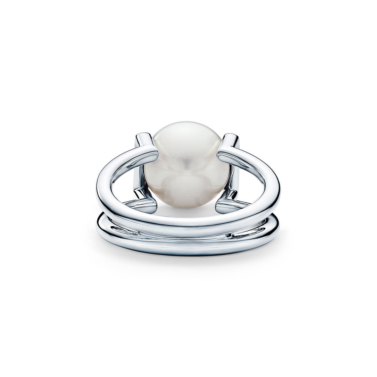 Tiffany HardWear:Freshwater Pearl Ring in Sterling Silver  image number 3