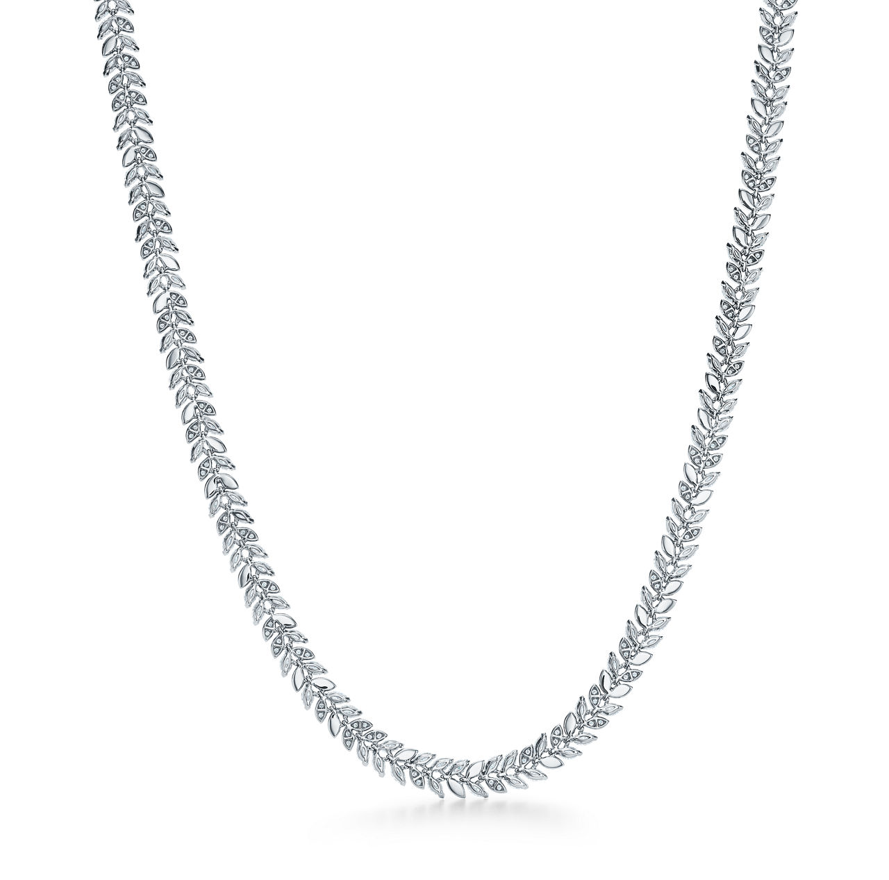 Tiffany Victoria®:Vine Diamant-Halskette in Platin, 40,6 cm  Bildnummer 2