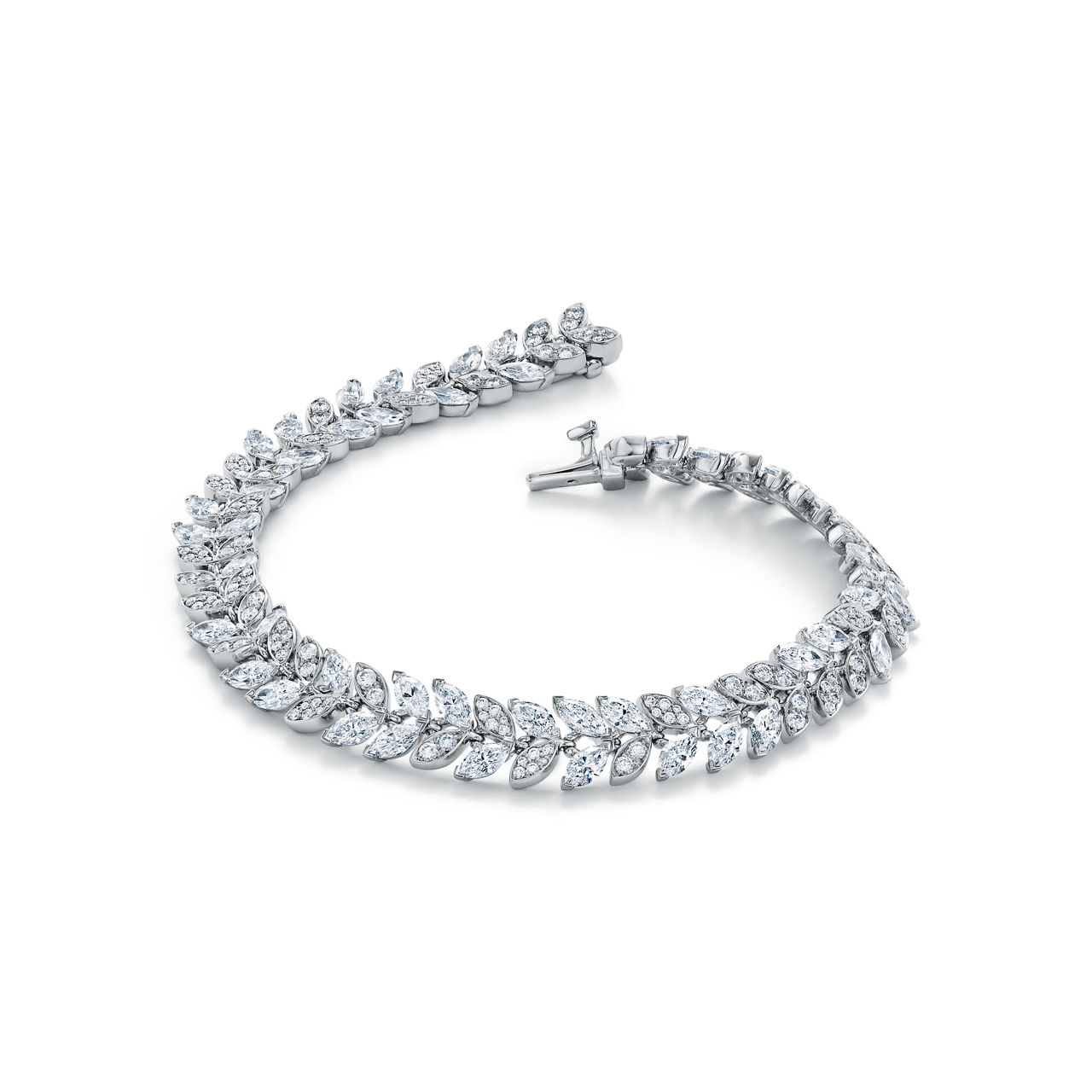 Tiffany Victoria®:Vine Diamant-Armband in Platin  Bildnummer 2