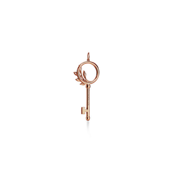 Tiffany Keys Tiffany Victoria®:Vine Circle Diamant-Schlüssel in 18 Karat Roségold 