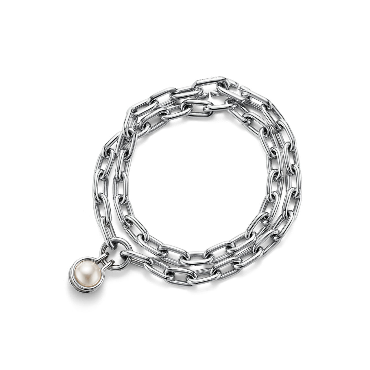 Freshwater Pearl Bracelet in Sterling Silver 