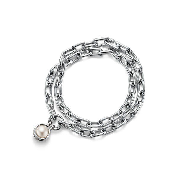 Tiffany HardWear:Freshwater Pearl Bracelet in Sterling Silver 