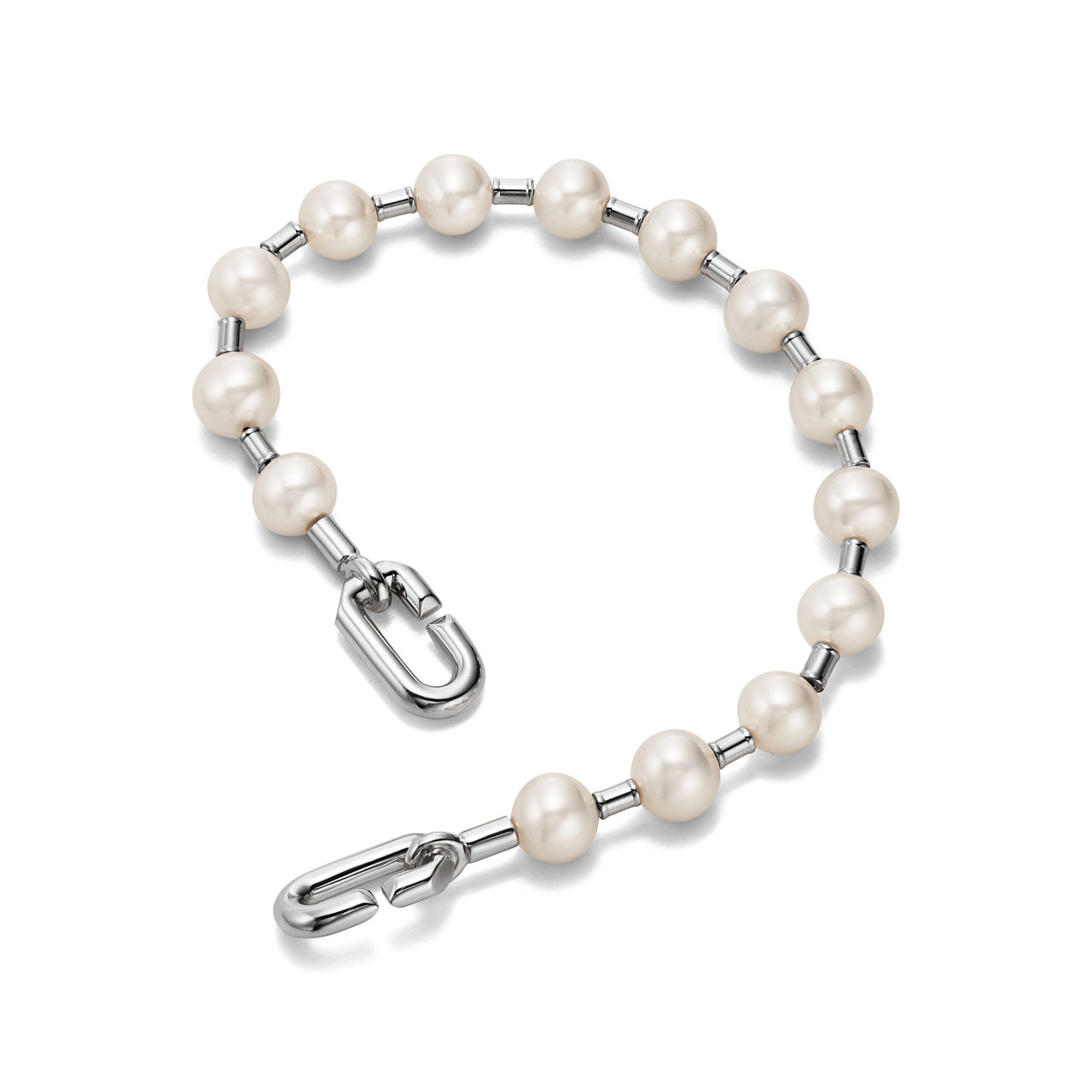 Tiffany HardWear:Pearl Bracelet in Silver, 7-8 mm image number 2