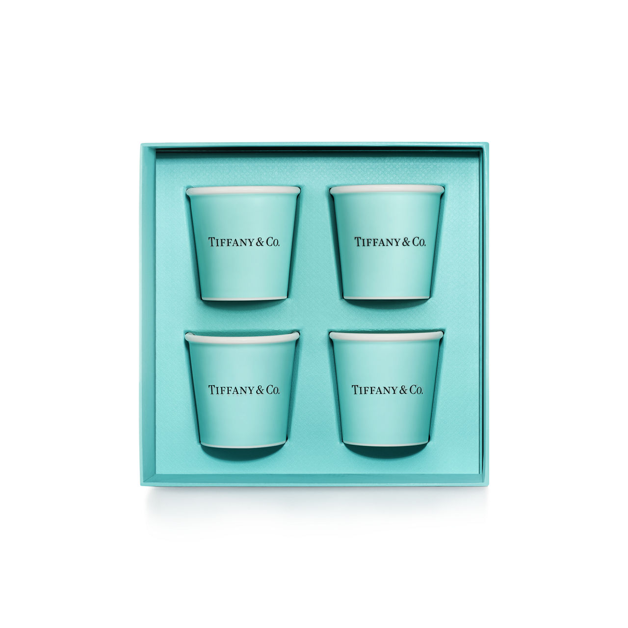 Everyday Objects:Tiffany Espresso Cups in Bone China, Set of Four image number 3