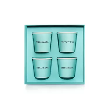 Everyday Objects:Tiffany Espresso Cups in Bone China, Set of Four, 3