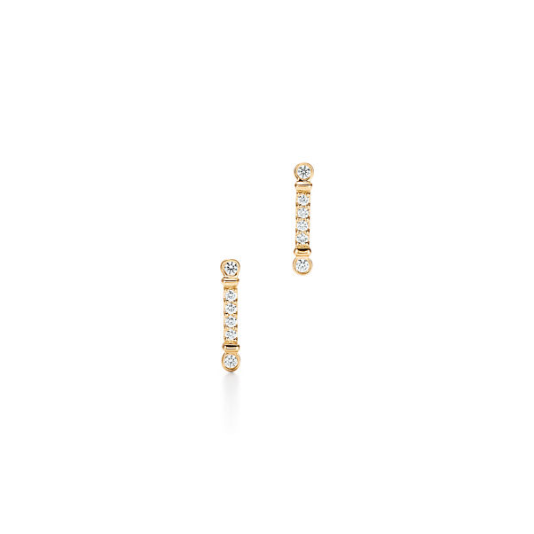 Tiffany Fleur de Lis:Key Bar Earrings 