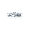 Tiffany True&reg;:Engagement Ring with a Tiffany True&reg; Diamond and a Platinum Diamond Band image number 6