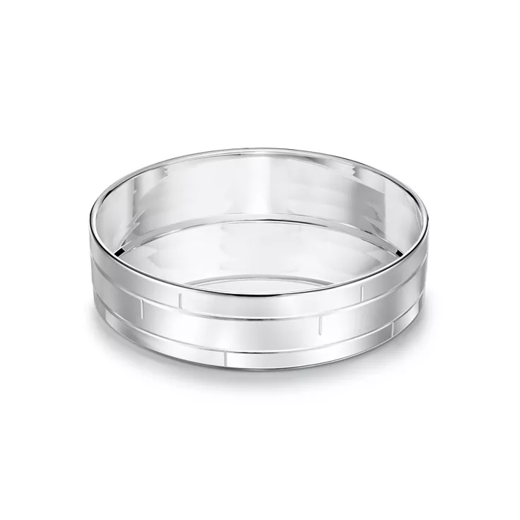 Modern Bamboo:Bowl in Sterling Silver, 1