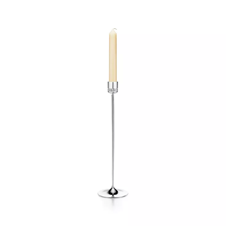 Diamond Point:Candlesticks in Sterling Silver, 2
