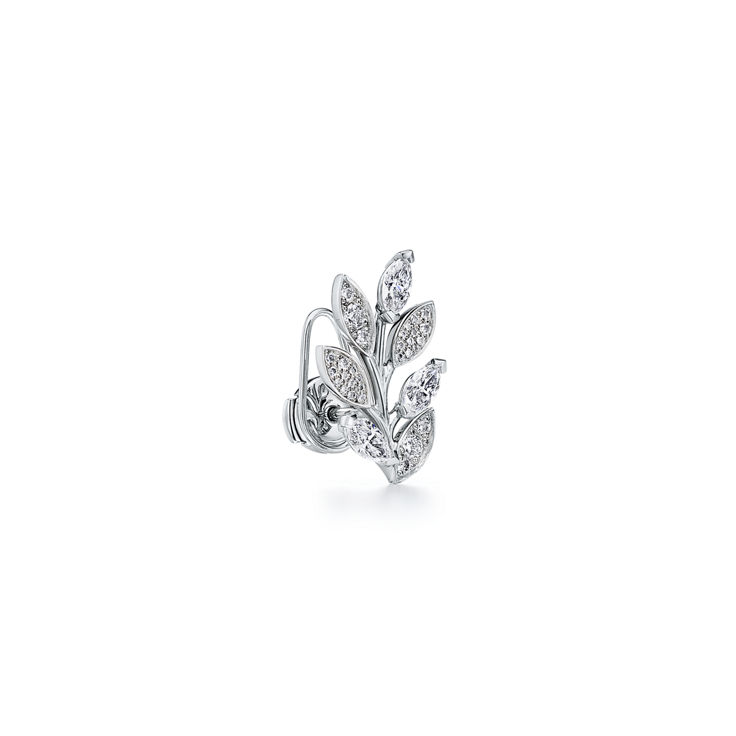 Tiffany Victoria®:Diamond Vine Climber Earrings image number 2