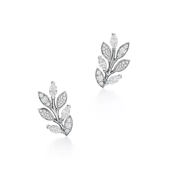 Diamond Vine Climber Earrings