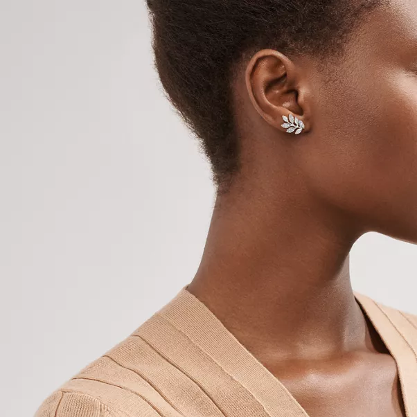 Diamond Vine Climber Earrings