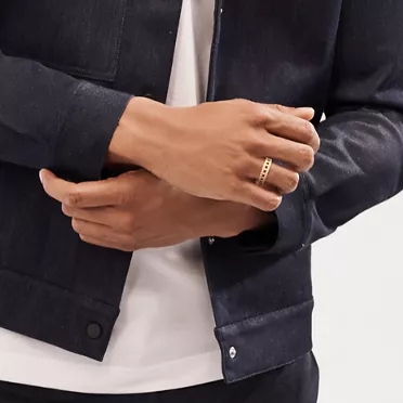 Tiffany T:Anillo ancho True de oro con diamantes en pavé, 2