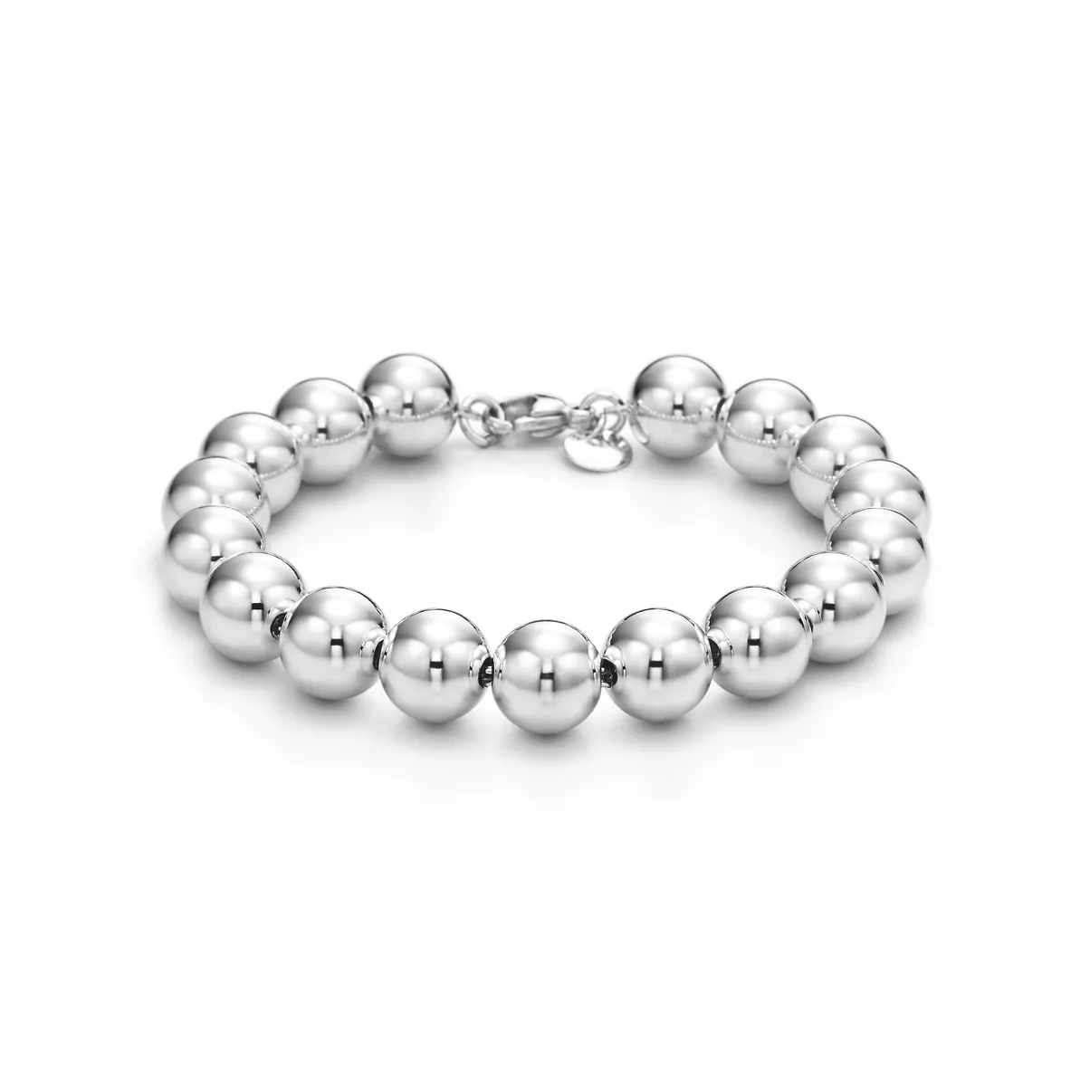 Ball Bracelet in Silver, 10 mm