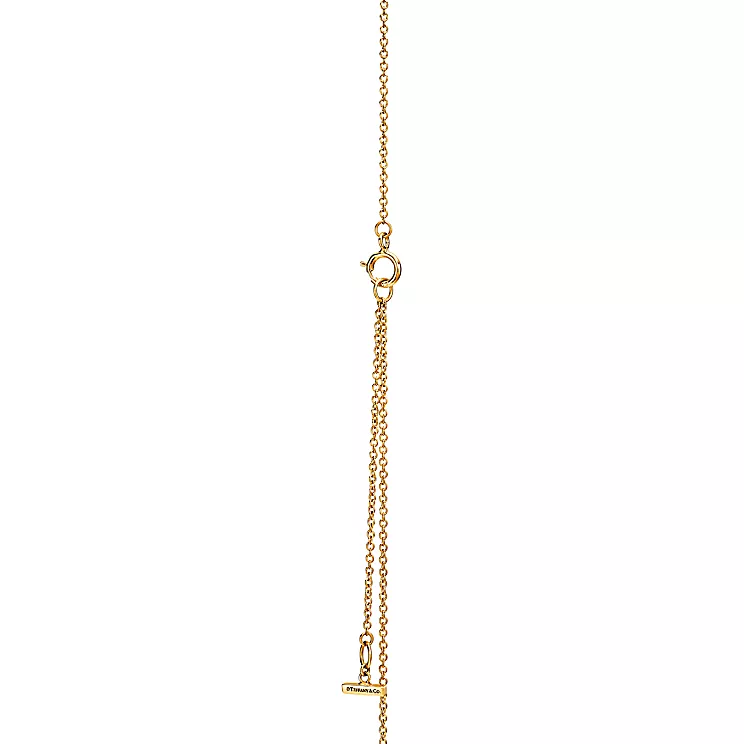 Tiffany T:다이아몬드 및 카넬리안 서클 펜던트, 18K 골드, 40.6~45.7cm 이미지 번호 3