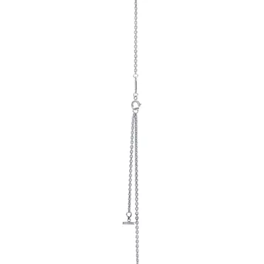Tiffany T:Medium Smile Pendant in White Gold with Diamonds, 3