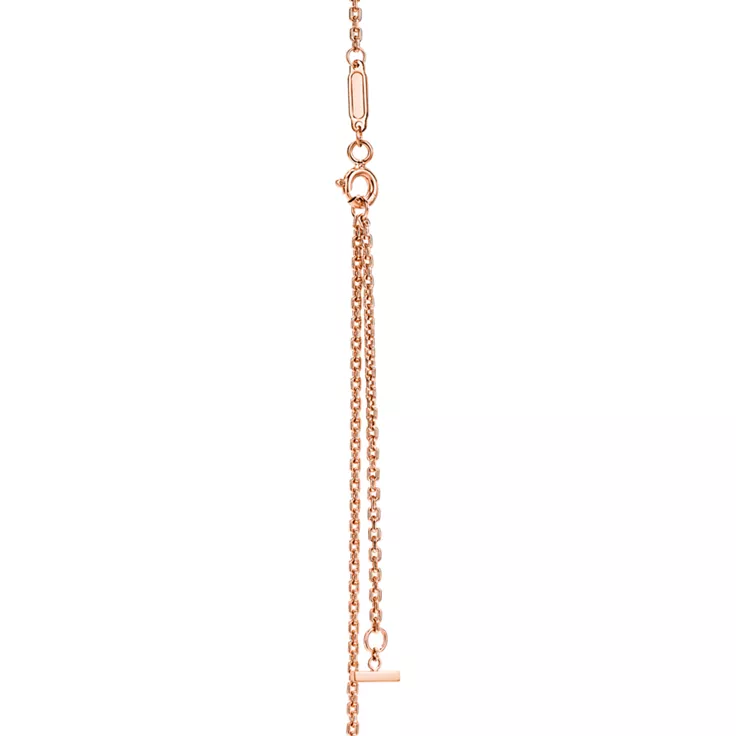 Tiffany T:Extra Large Smile Pendant in 18k Rose Gold in Rose Gold, 4
