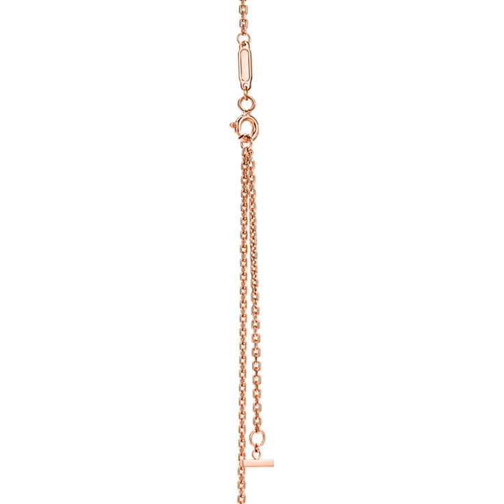 Tiffany T:Extra Large Smile Pendant in 18k Rose Gold in Rose Gold image number 4