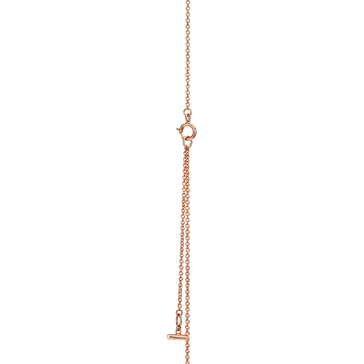 Tiffany T:Circle Anhänger mit Diamant und Türkis in Roségold Bildnummer 3