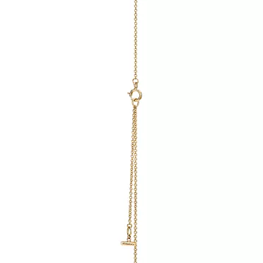 Tiffany T:Diamond and Turquoise Circle Pendant in Yellow Gold, 3