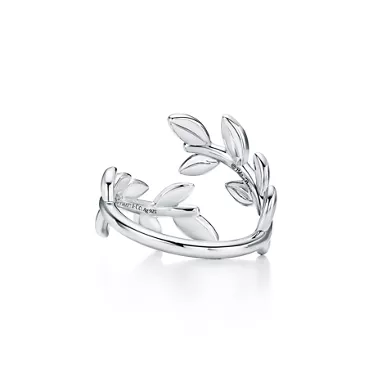 Collezione Paloma Picasso®:Anello Bypass Olive Leaf in argento, 3