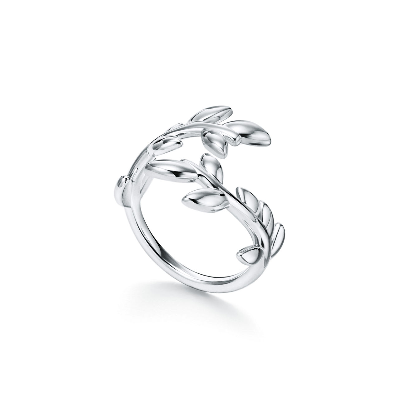 Paloma Picasso®:Olive Leaf Bypass Ring in Silver image number 2