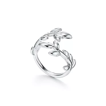 Paloma Picasso®:Olive Leaf Bypass Ring in Silver, 2