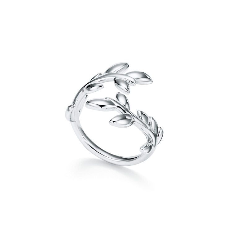 Paloma Picasso®:Olive Leaf Bypass Ring in Silver image number 4