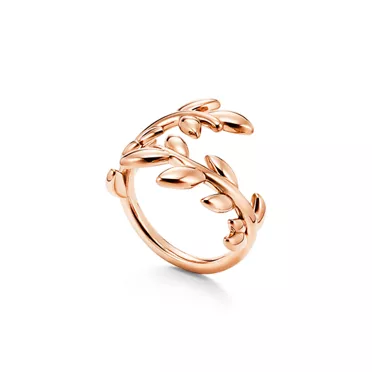 Paloma Picasso&reg;:Olive Leaf Bypass Ring in Rose Gold, 2
