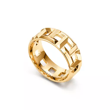 Tiffany T:True 8 mm Ring in 18k Gold in Yellow Gold, 3