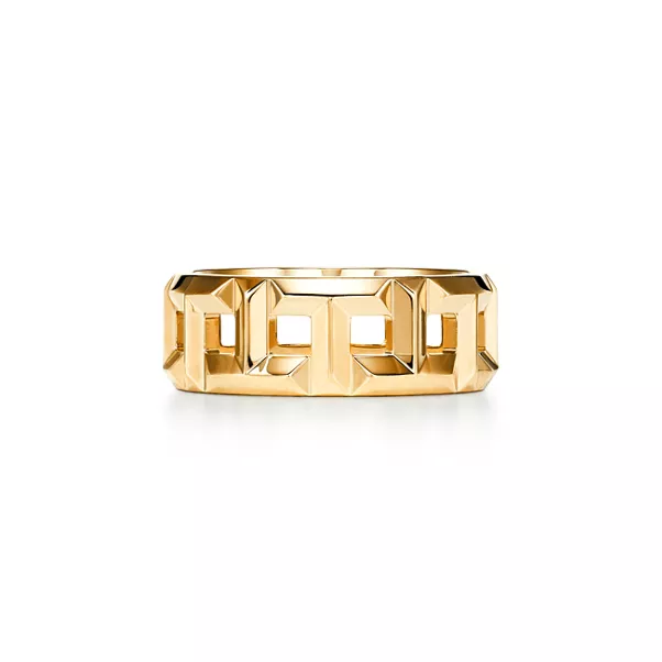 Anello True in oro 8 mm in oro giallo