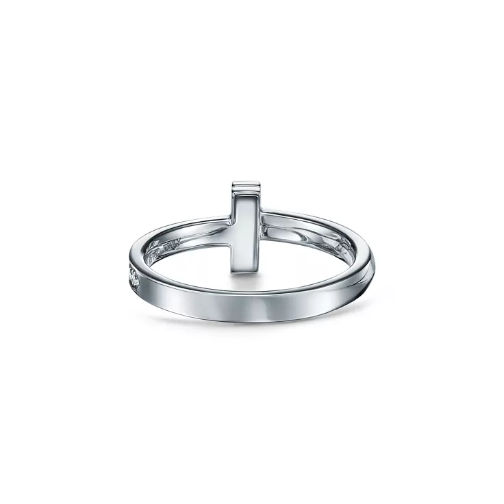 Tiffany T:T1 Ring in White Gold with Diamonds, 4